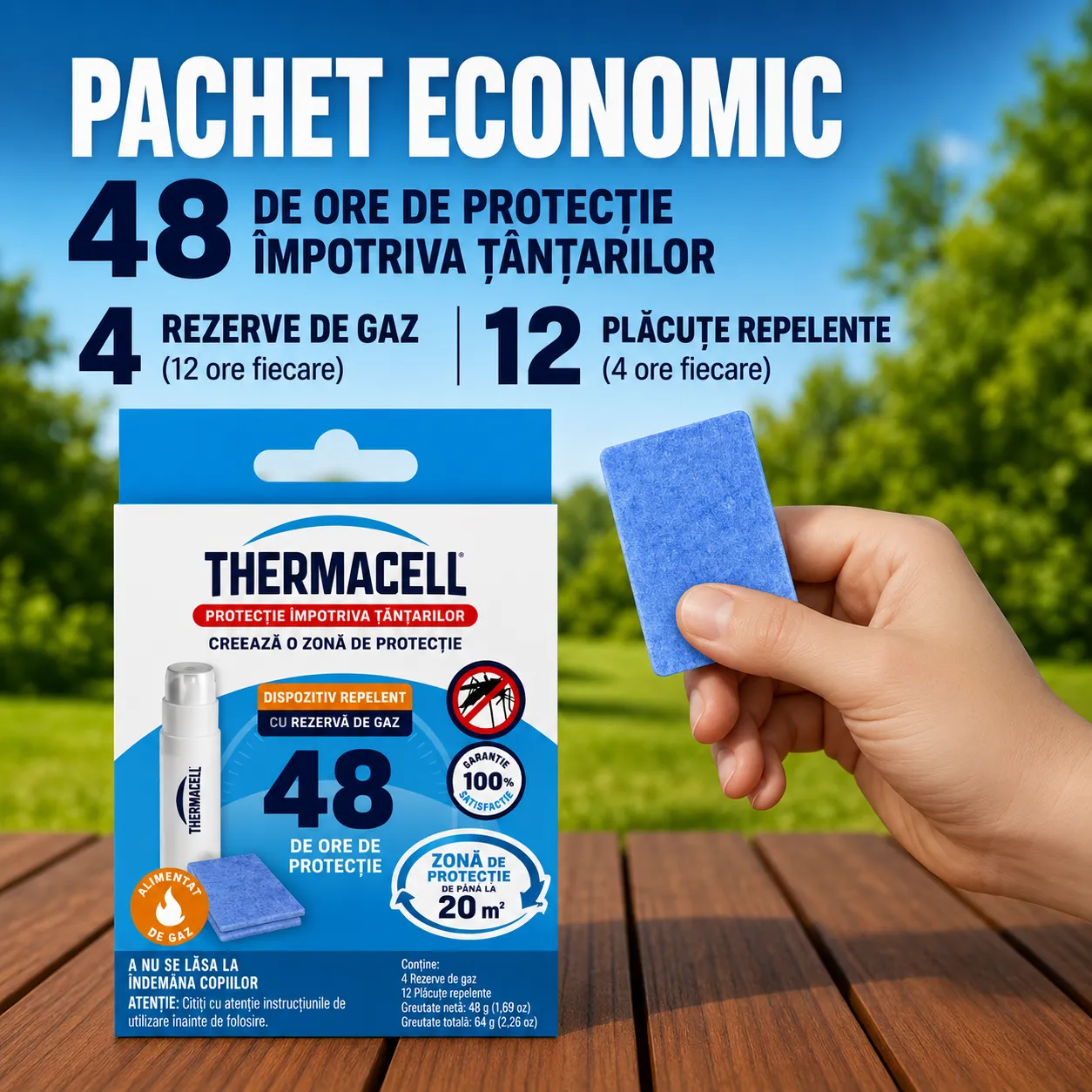 Kit R-4 — pachet rezerve Thermacell