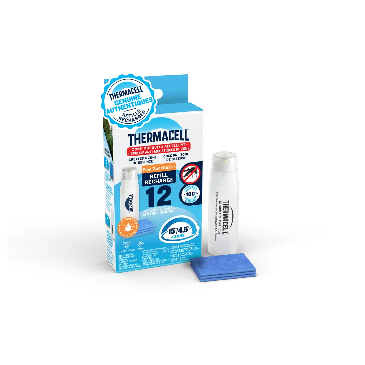 Kit rezerve Thermacell R-1 – 12 ore de protecție